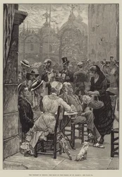 Der Tourist in Venedig, die Band auf dem Markusplatz